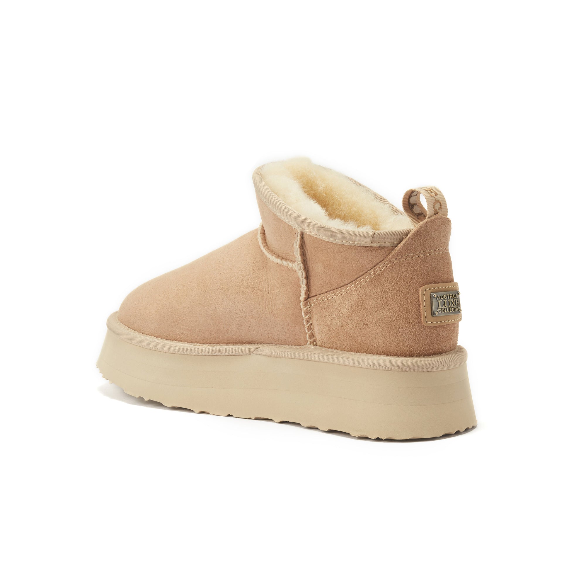 COSY ULTRA SHORT PLATFOAM SAND - Australia Luxe Collective