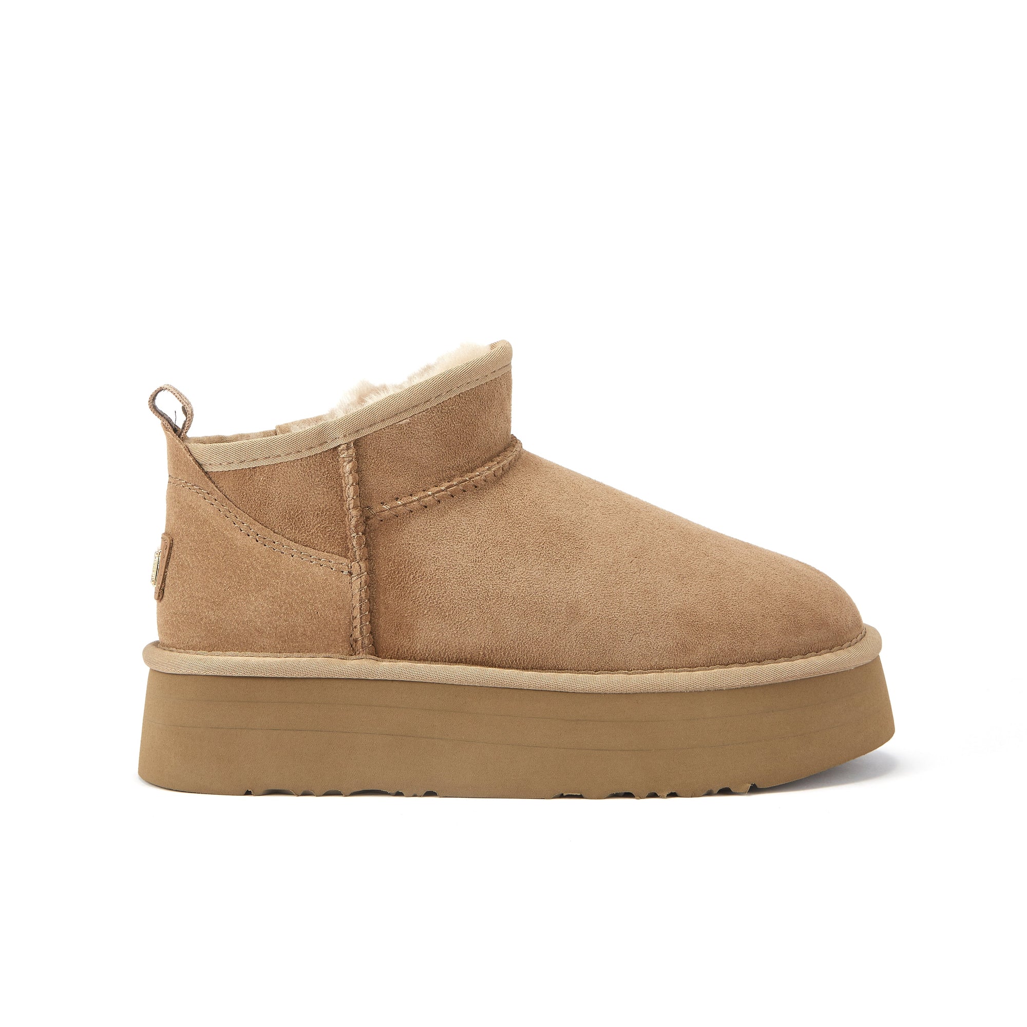 COSY ULTRA SHORT PLATFOAM TAUPE - Australia Luxe Collective