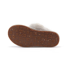 KIDS SLINGBACK MULE ICE GRAY (SHEARLING) - Australia Luxe Collective