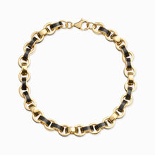 Chunky Enamel Bracelet | 14K Yellow Gold Vermeil | Multi