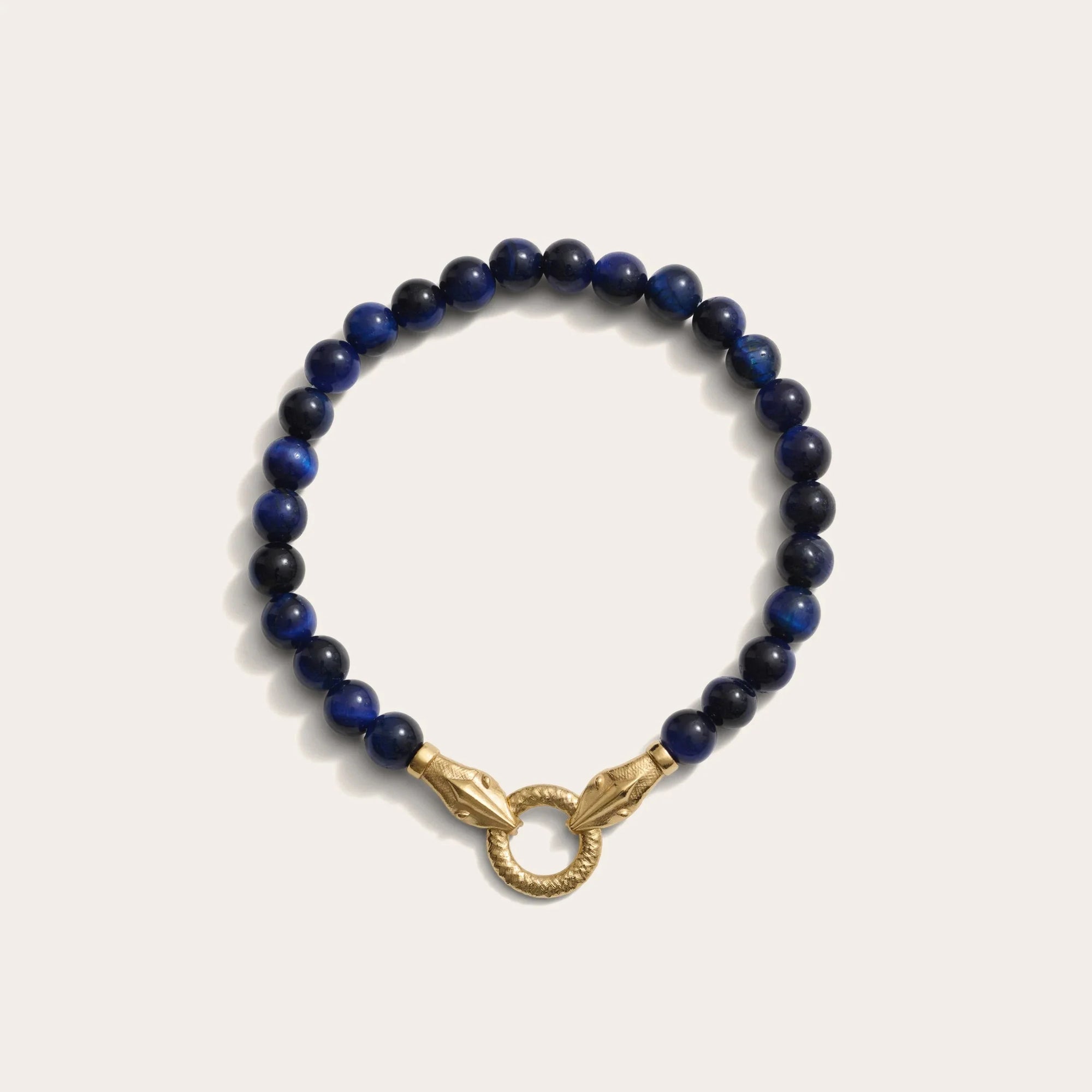 Snake Beaded Bracelet | 14K Yellow Gold Vermeil | Multi