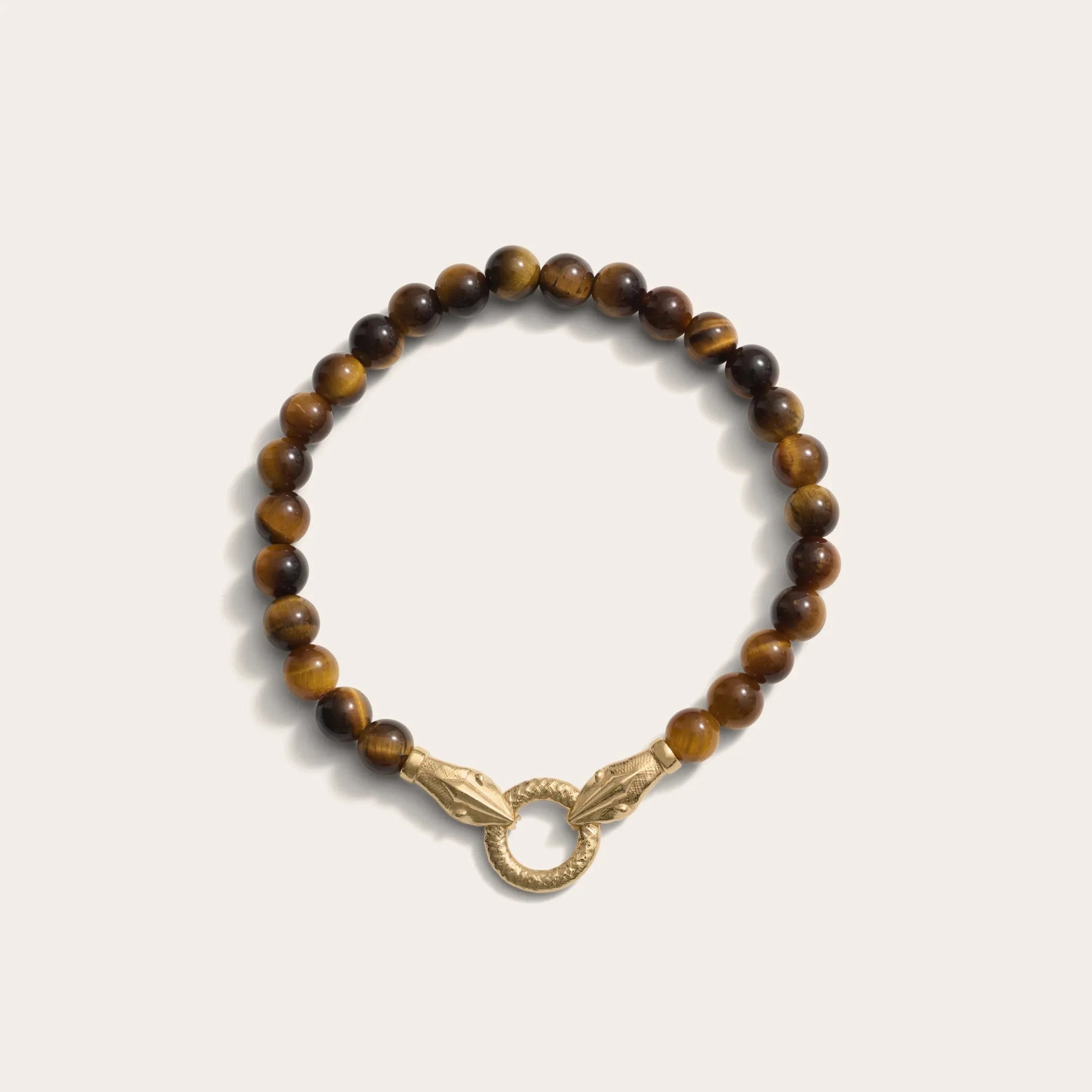 Snake Beaded Bracelet | 14K Yellow Gold Vermeil | Multi