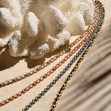 Chunky Enamel Bracelet | 14K Yellow Gold Vermeil | Multi
