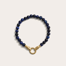 Snake Beaded Bracelet | 14K Yellow Gold Vermeil | Multi