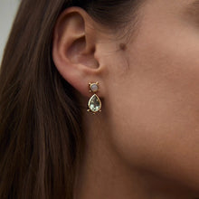 Gemstone Talisman Studs | 14K Yellow Gold Vermeil