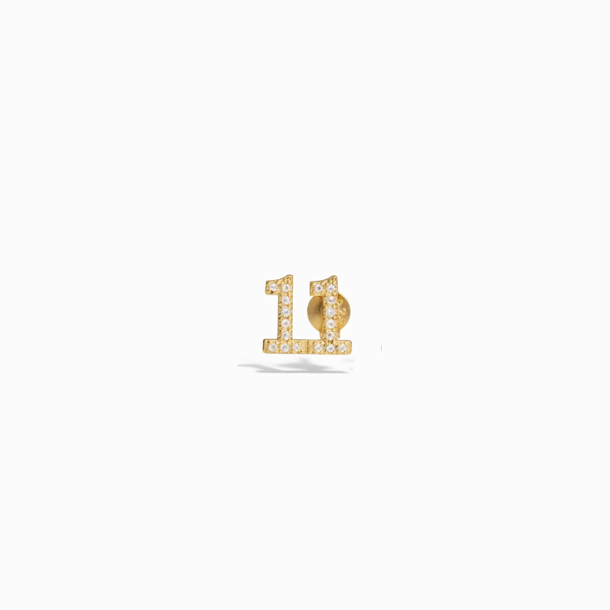 11:11 Studs | 14K Yellow Gold Vermeil