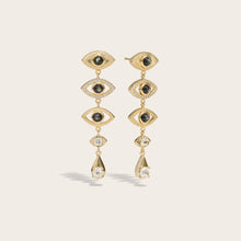 Third Eye Drop Earrings | 14K Yellow Gold Vermeil