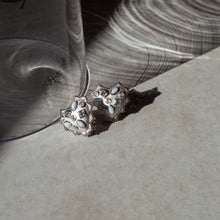 Gemstone Radiant Heart Studs | Sterling Silver