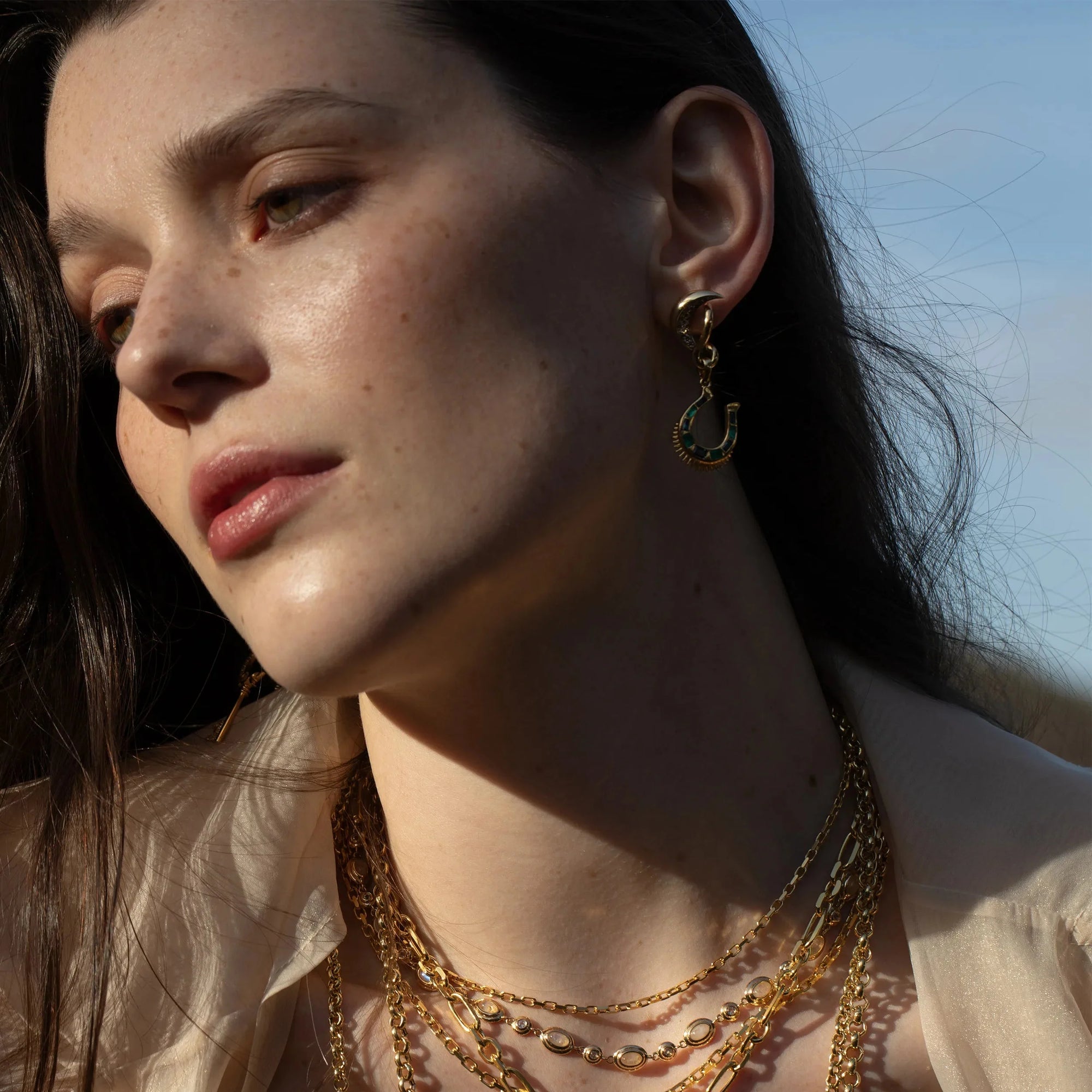 Lucky Charm Earrings | 14K Yellow Gold Vermeil