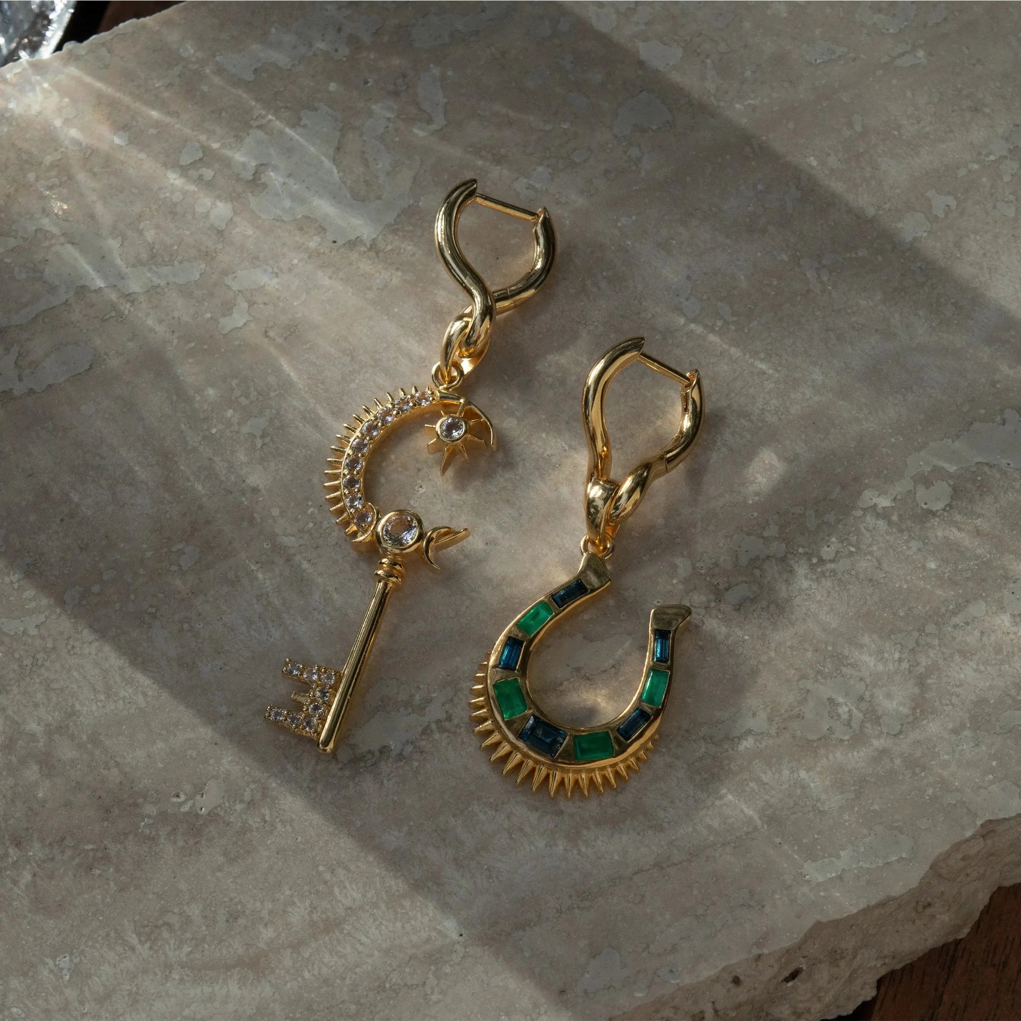 Lucky Charm Earrings | 14K Yellow Gold Vermeil