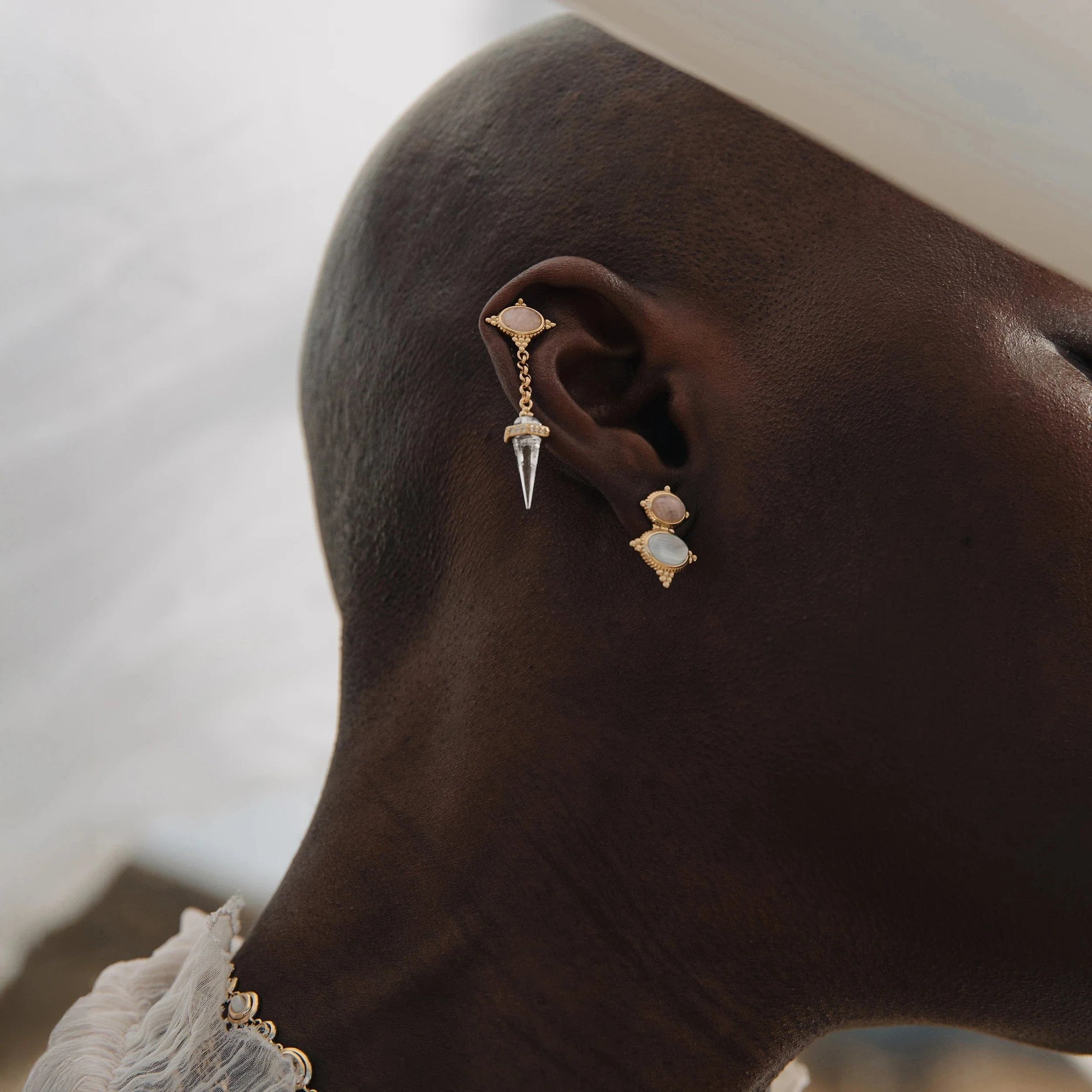 Oracle Pendulum Drop Earrings | Sterling Silver