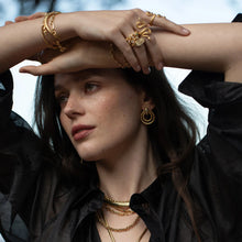 Snake Doorknocker Earrings | Sterling Silver