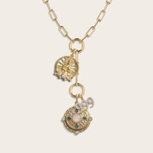 Buddha/Locket Lariat Set | 14K Yellow Gold Vermeil
