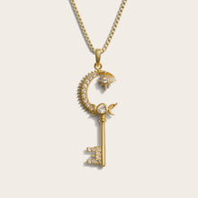 Gate of Heaven Key Necklace | 14K Yellow Gold Vermeil