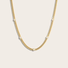 Station to Station Cuban Chain Necklace | 14K Yellow Gold Vermeil