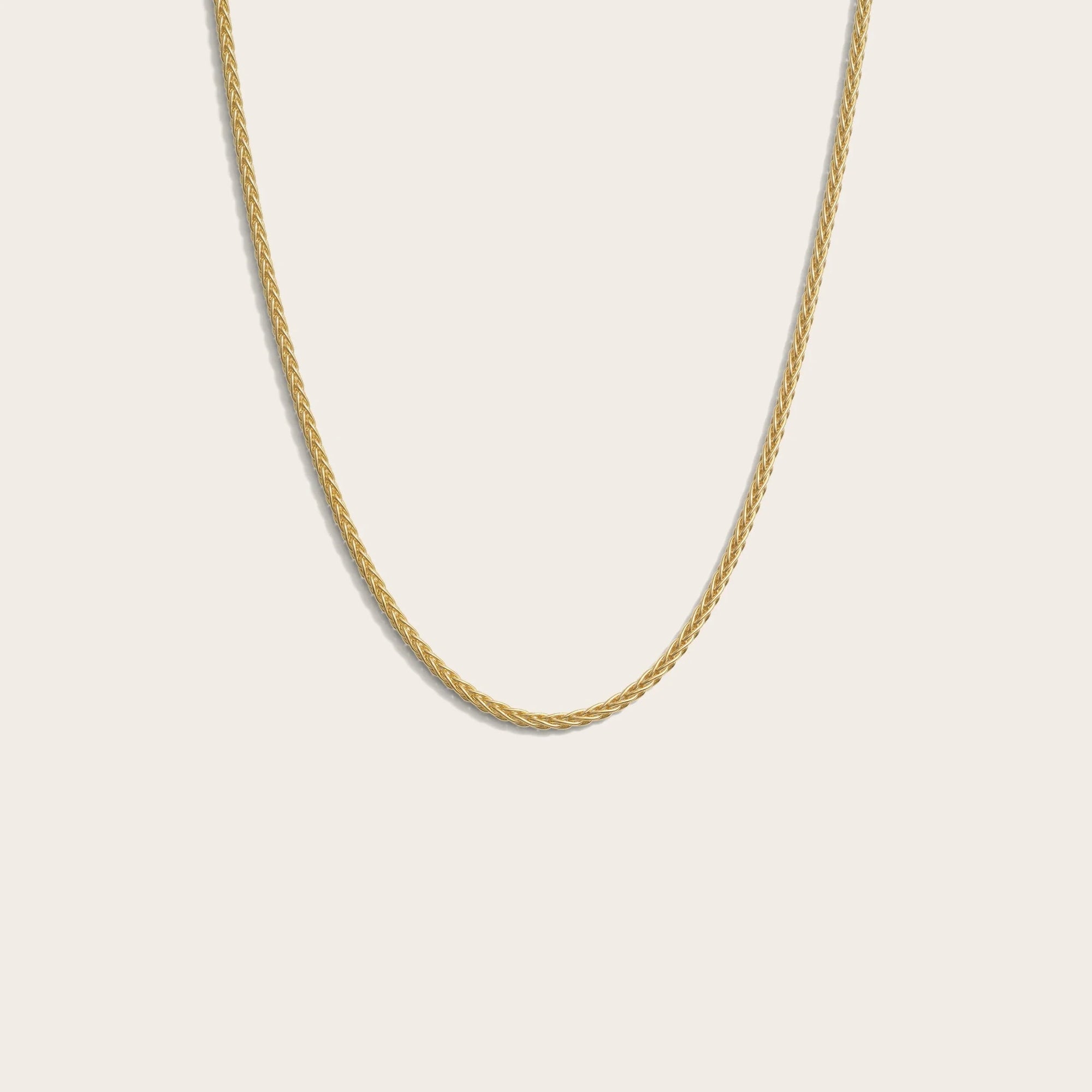 Wheat Chain | 14K Yellow Gold Vermeil