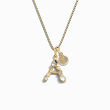 Initial Necklace Set | 14K Yellow Gold Vermeil