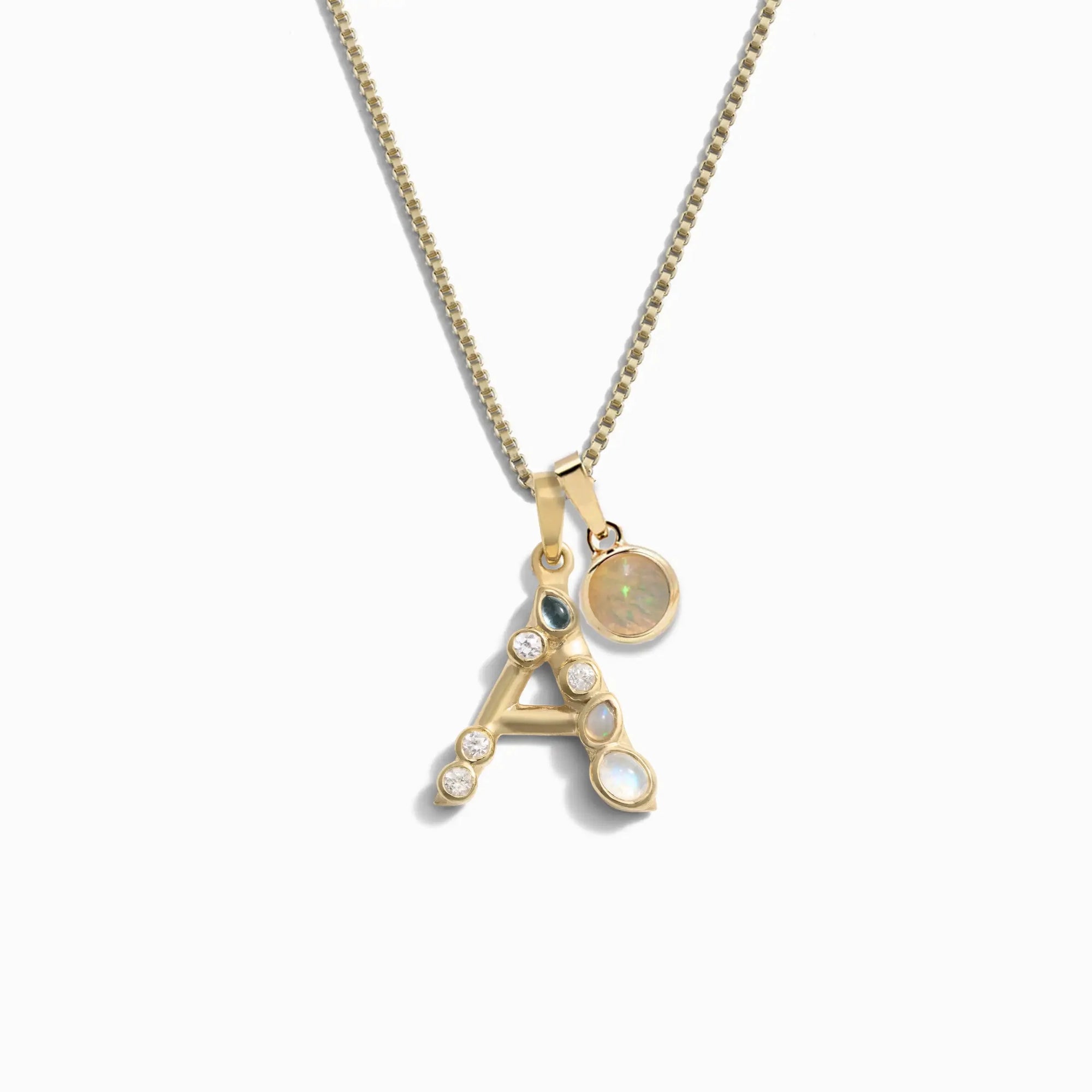 Initial Necklace Set | 14K Yellow Gold Vermeil