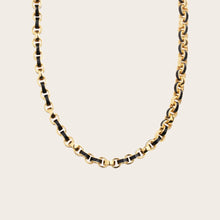 Chunky Colored Enamel Necklace | 14K Yellow Gold Vermeil | Multi