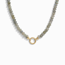 Labradorite Charm Collector Necklace | 14K Yellow Gold Vermeil