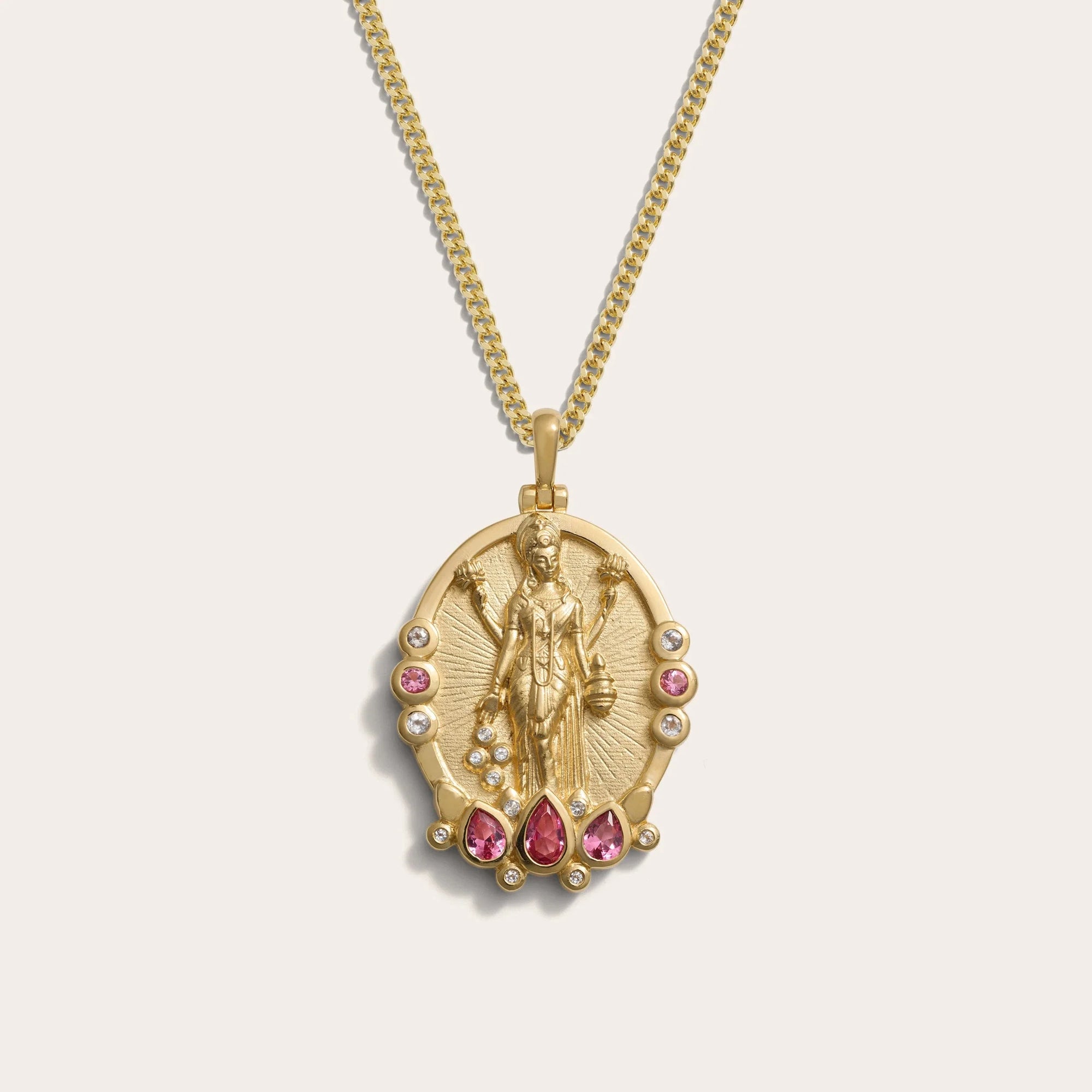 Lakshmi Necklace | 14K Yellow Gold Vermeil
