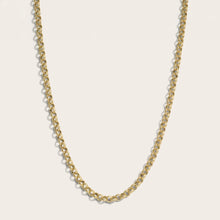 Long Rolo Chain | 14K Yellow Gold Vermeil