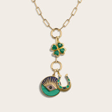 Lucky Charm Lariat | 14K Yellow Gold Vermeil