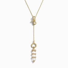 Manifest Infinity Charm Lariat | 14K Yellow Gold Vermeil