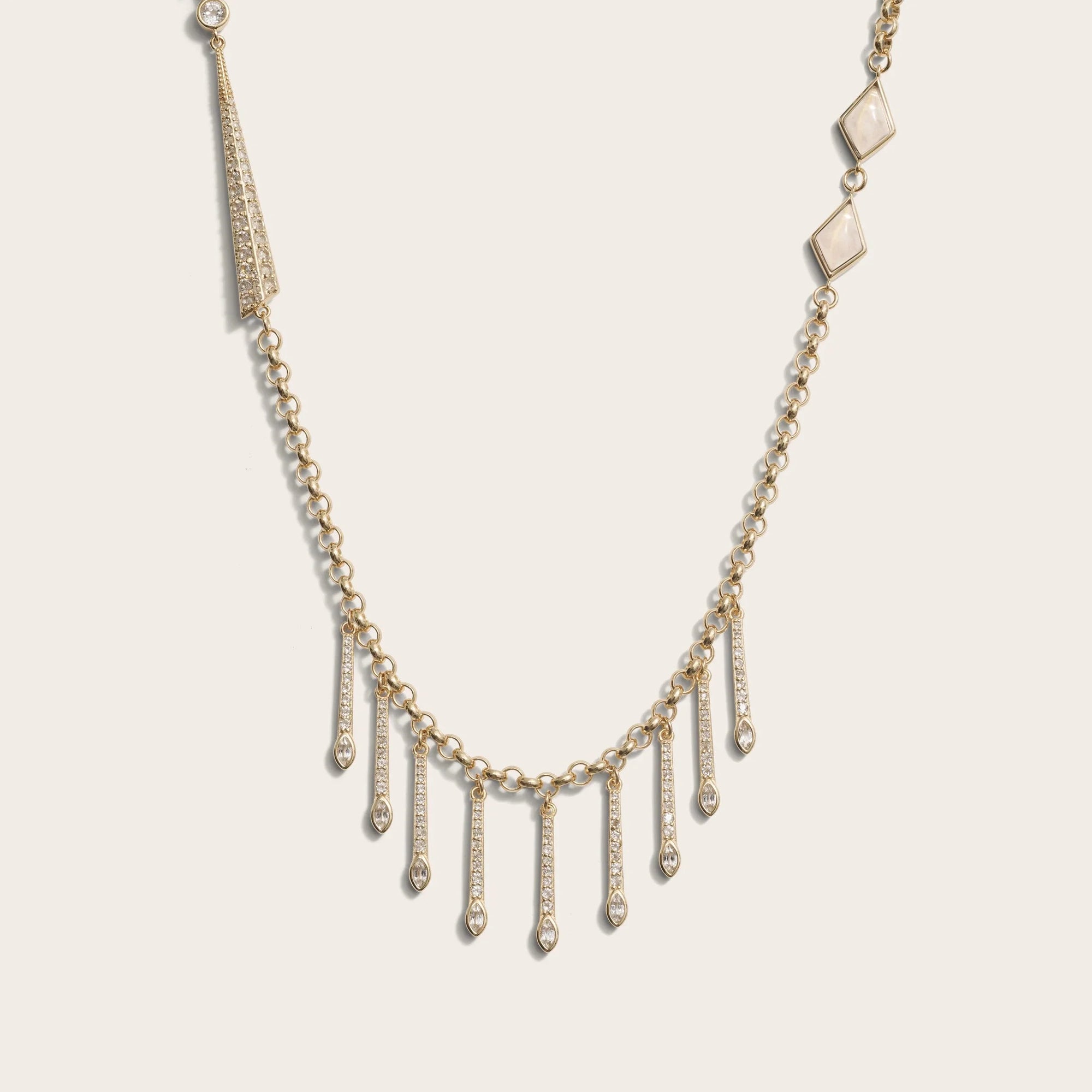 Long Boho Necklace | 14K Yellow Gold Vermeil