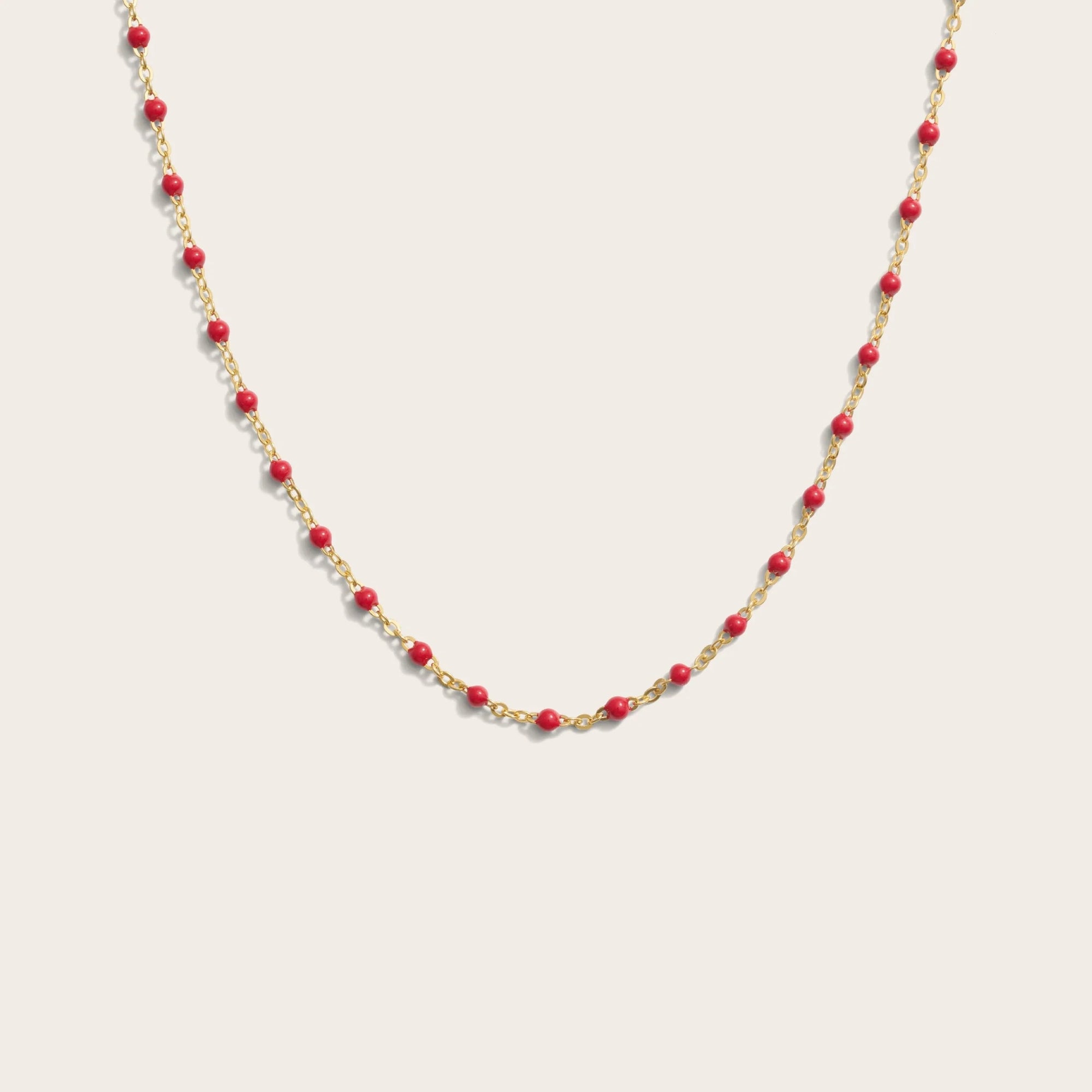 Pop Of Color Necklace | 14K Yellow Gold Vermeil