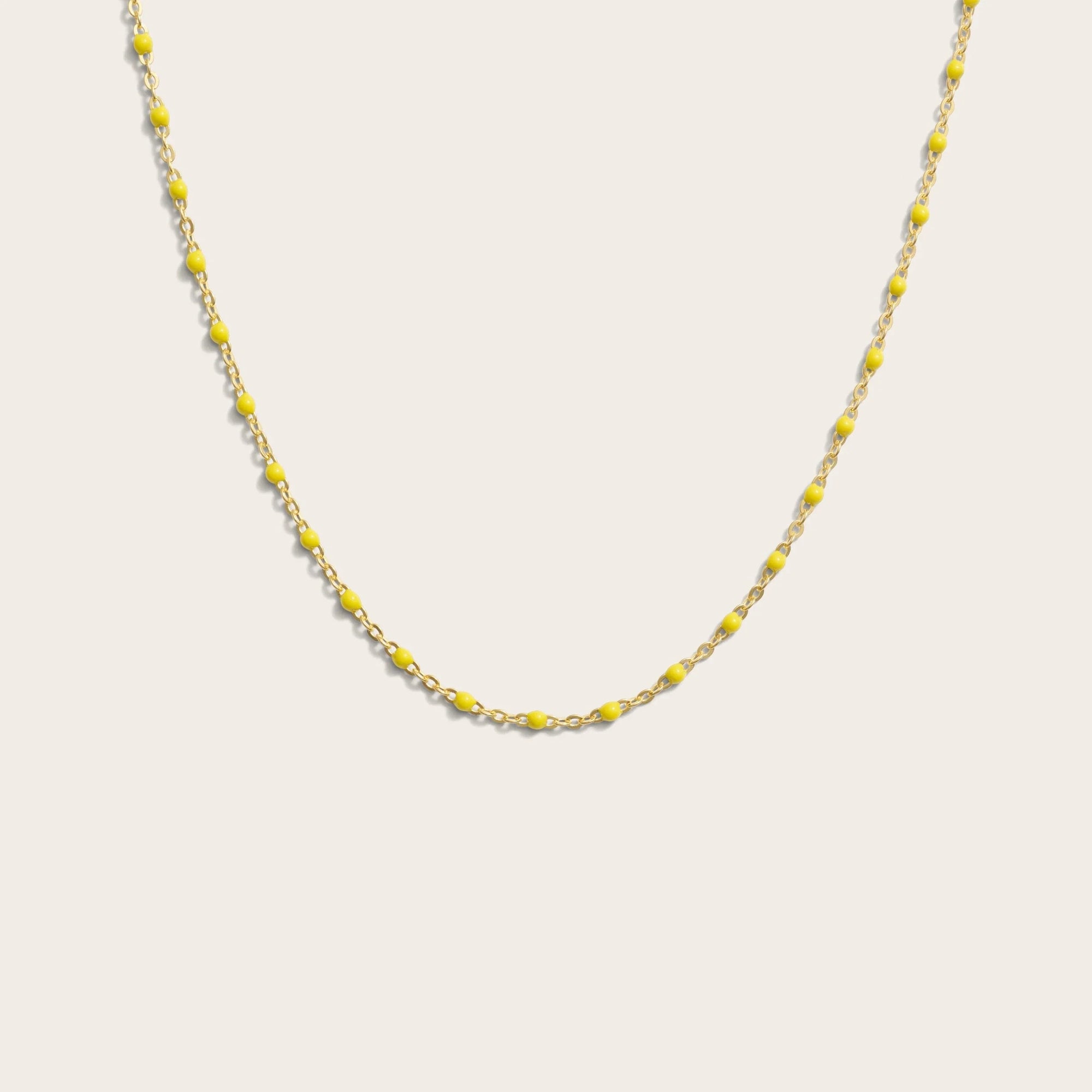 Pop Of Color Necklace | 14K Yellow Gold Vermeil