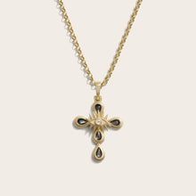 Third Eye Cross Necklace | 14K Yellow Gold Vermeil