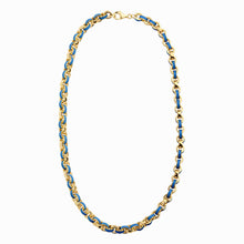 Chunky Colored Enamel Necklace | 14K Yellow Gold Vermeil | Multi
