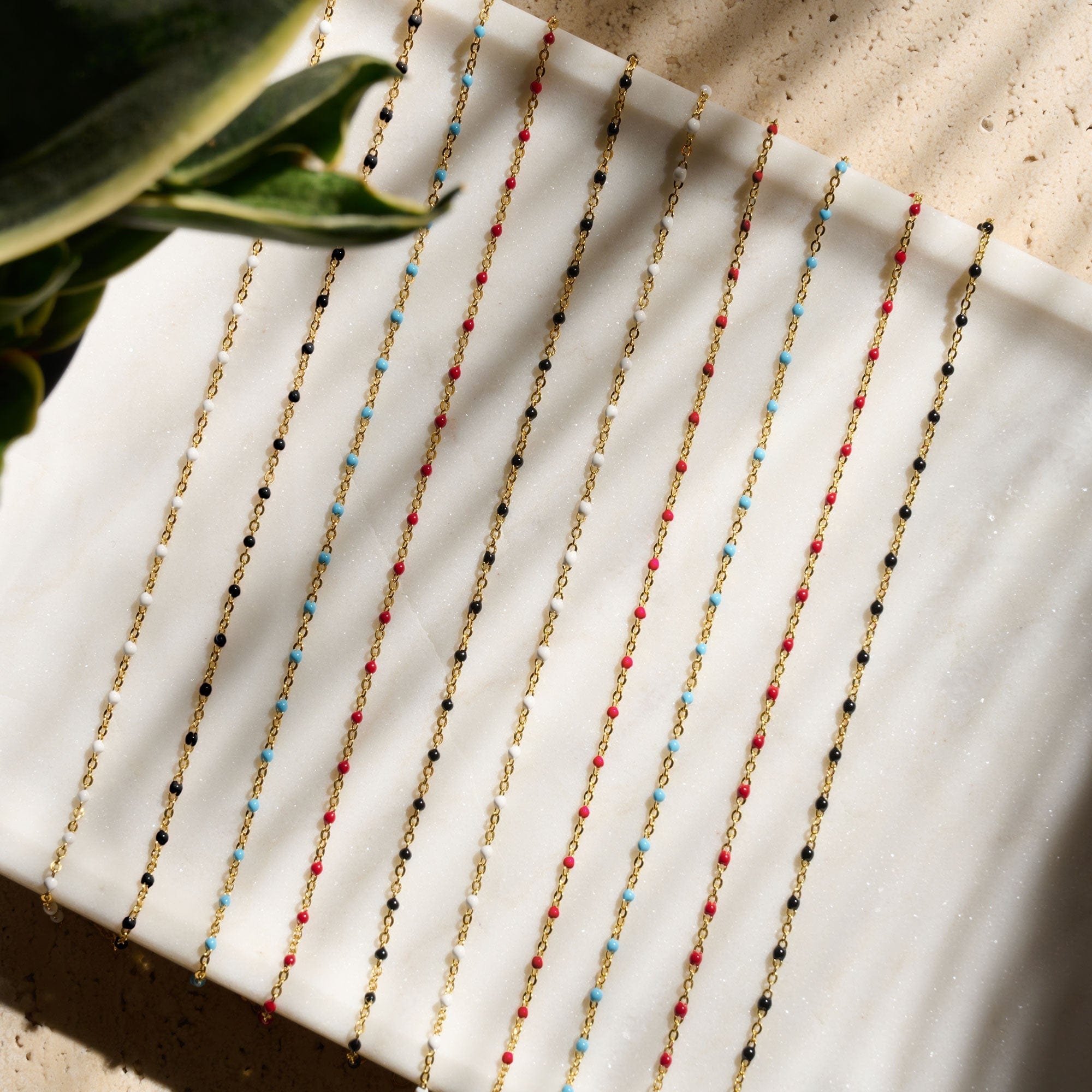 Pop Of Color Necklace | 14K Yellow Gold Vermeil