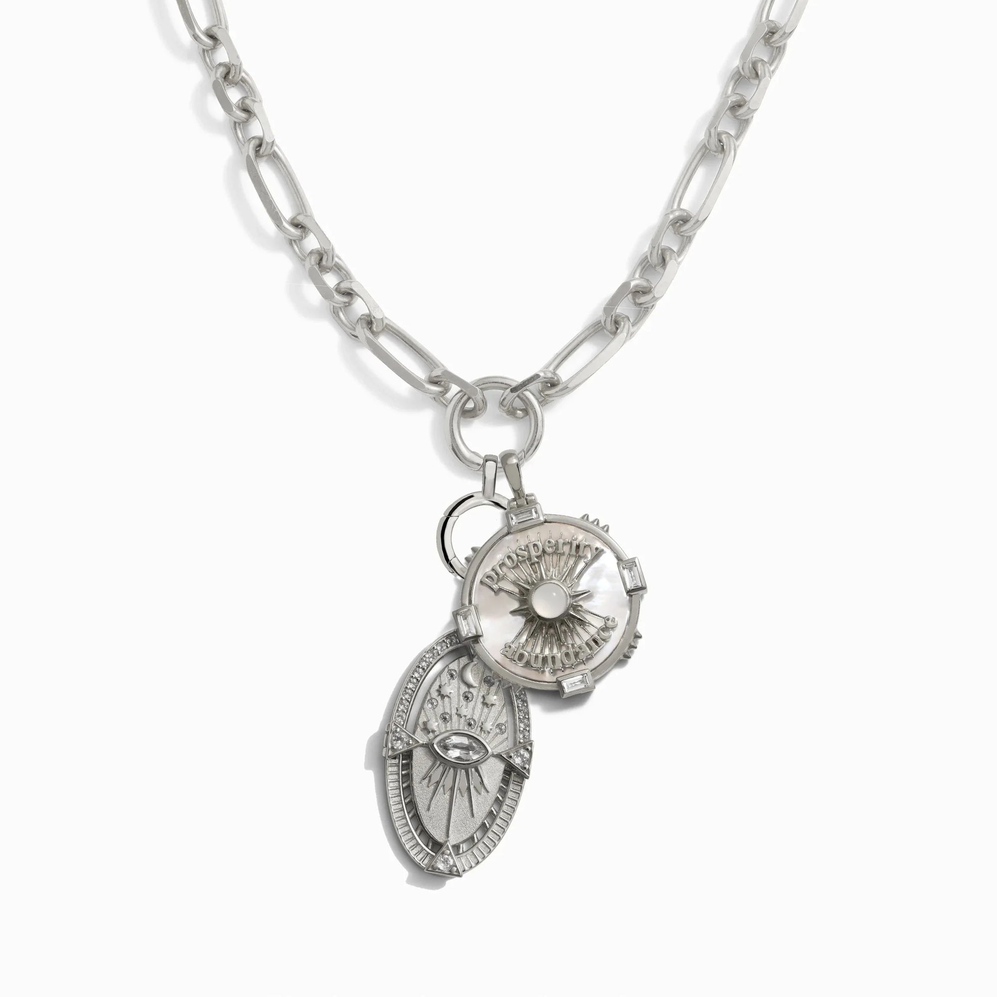 Manifest Dreams Charm Necklace | Sterling Silver
