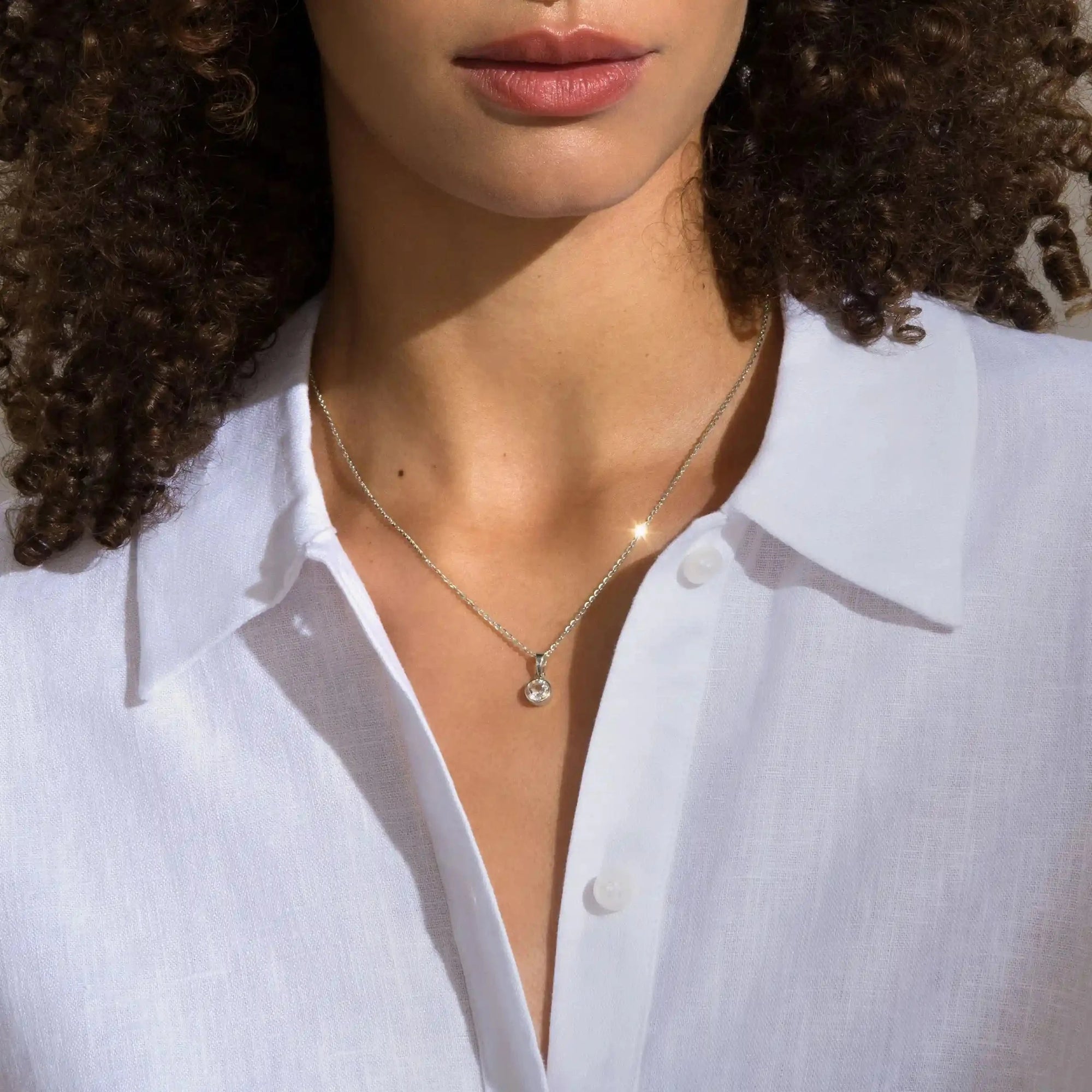 Gemstone Necklace | 14K Yellow Gold Vermeil | Multi