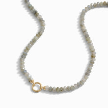 Labradorite Charm Collector Necklace | 14K Yellow Gold Vermeil