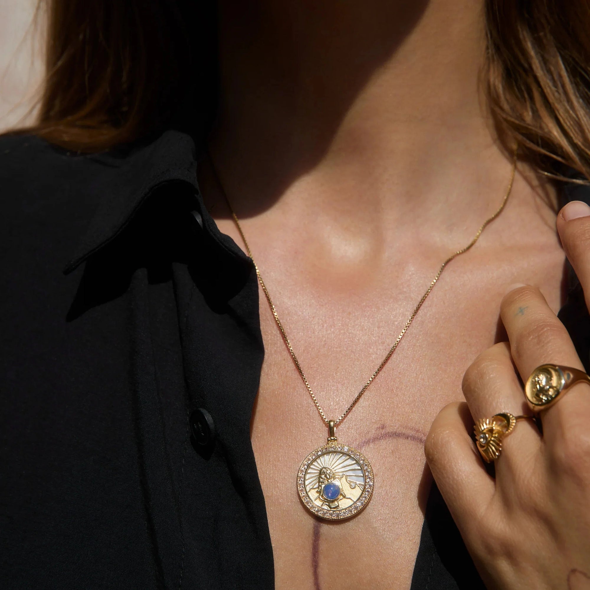 Mother Earth Necklace | 14K Yellow Gold Vermeil