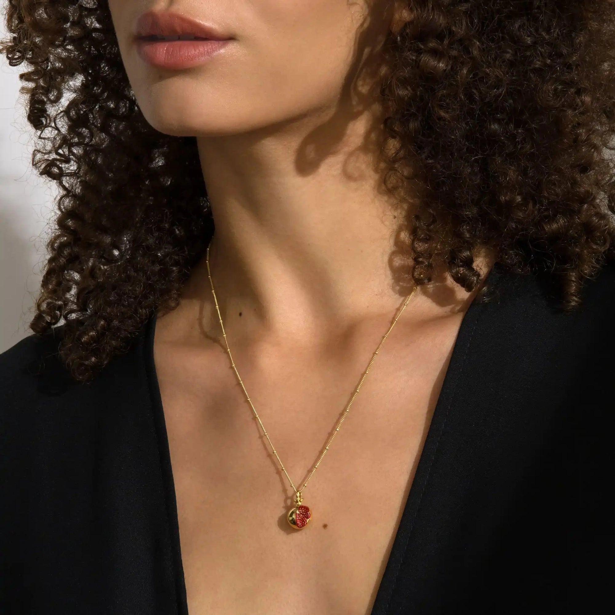 Pomegranate Necklace | Sterling Silver