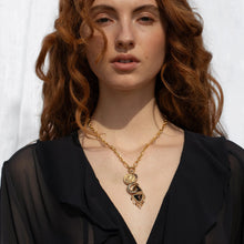 Selene Boho Moon Charm Necklace | 14K Yellow Gold Vermeil