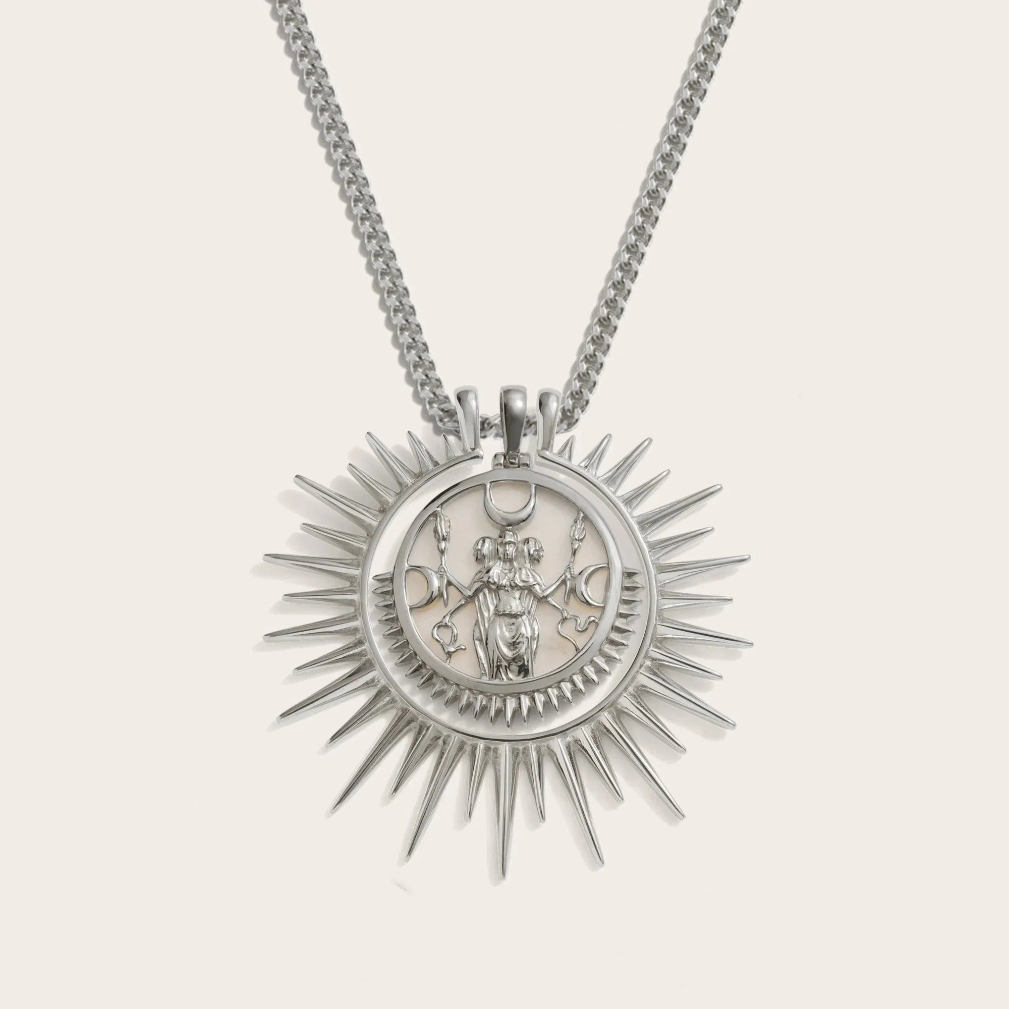 Special Edition Hecate Halo Necklace | Sterling Silver