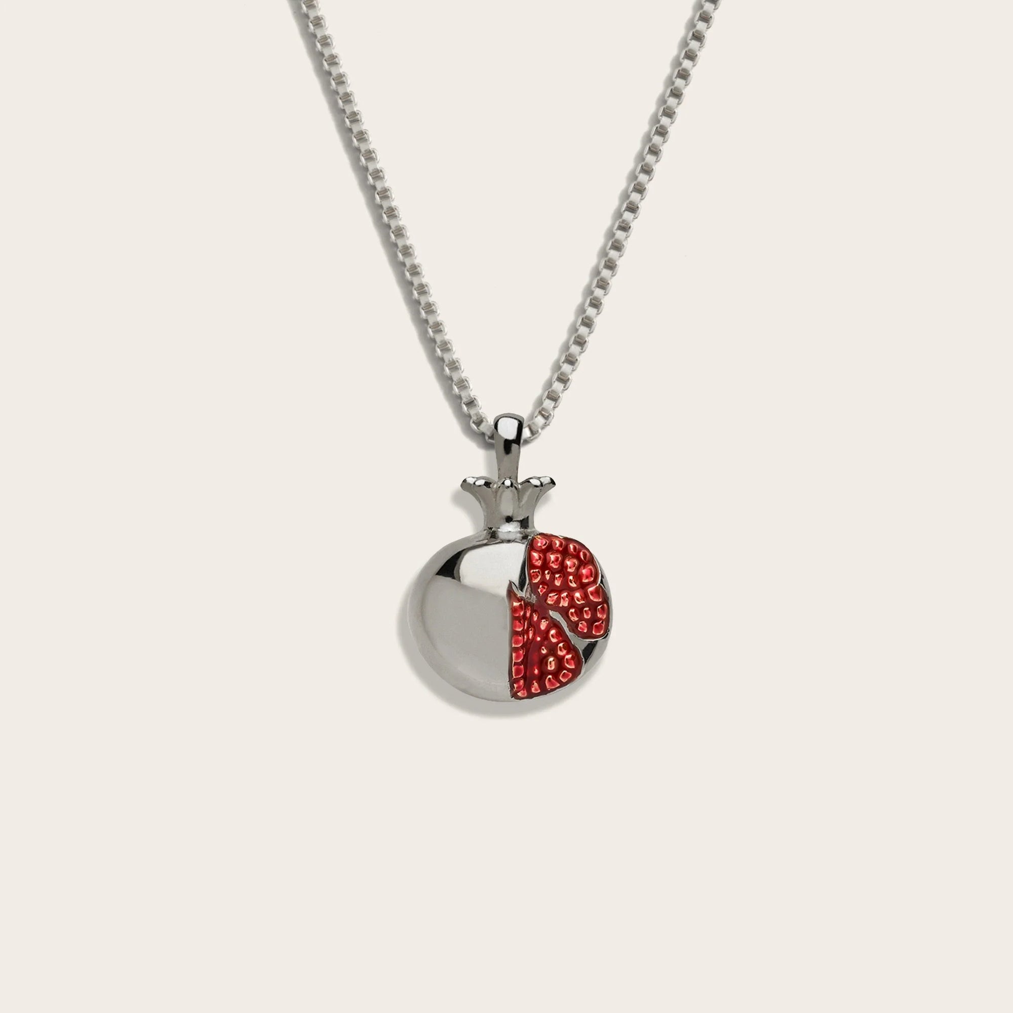 Pomegranate Necklace | Sterling Silver