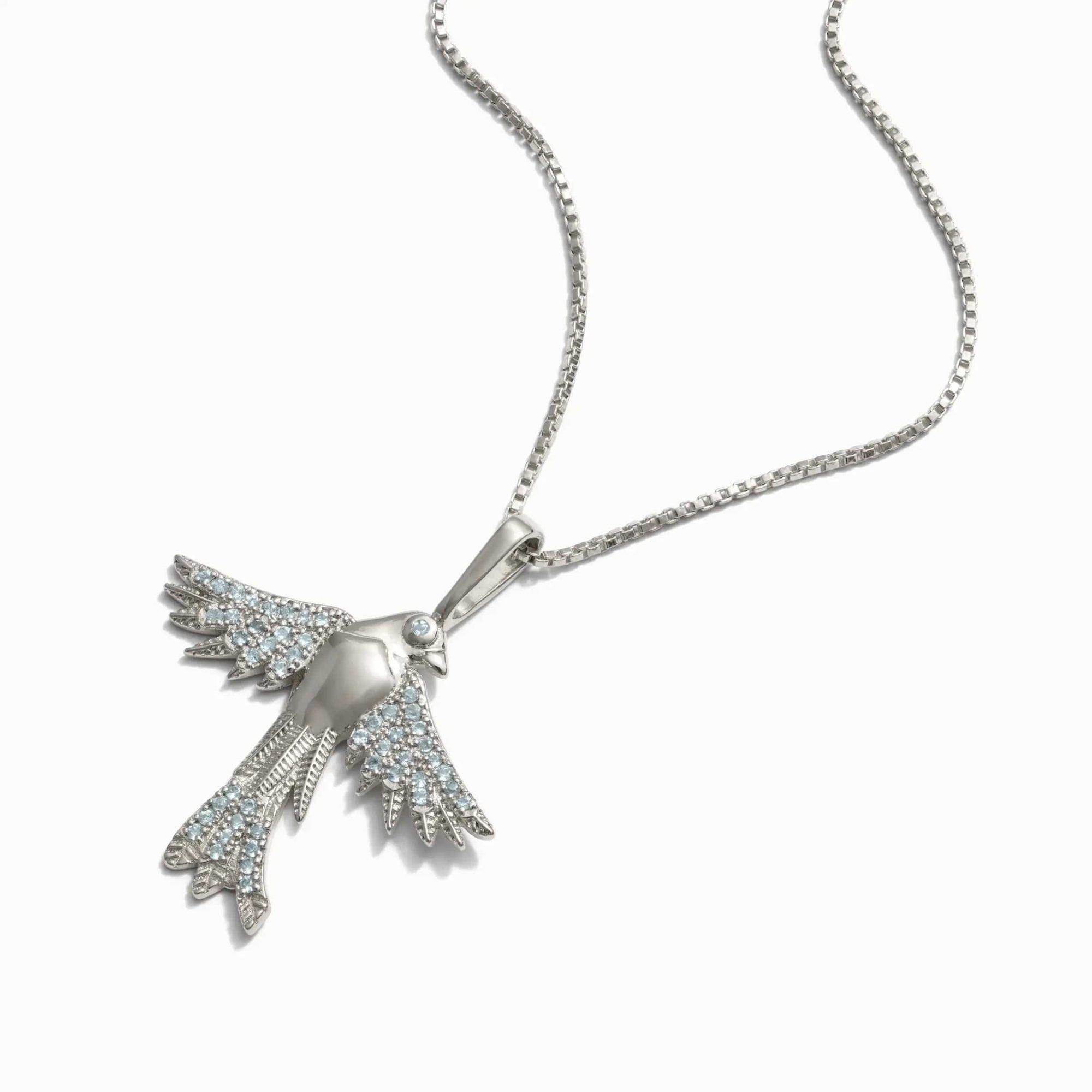 Suffragist Bluebird Necklace | Sterling Silver