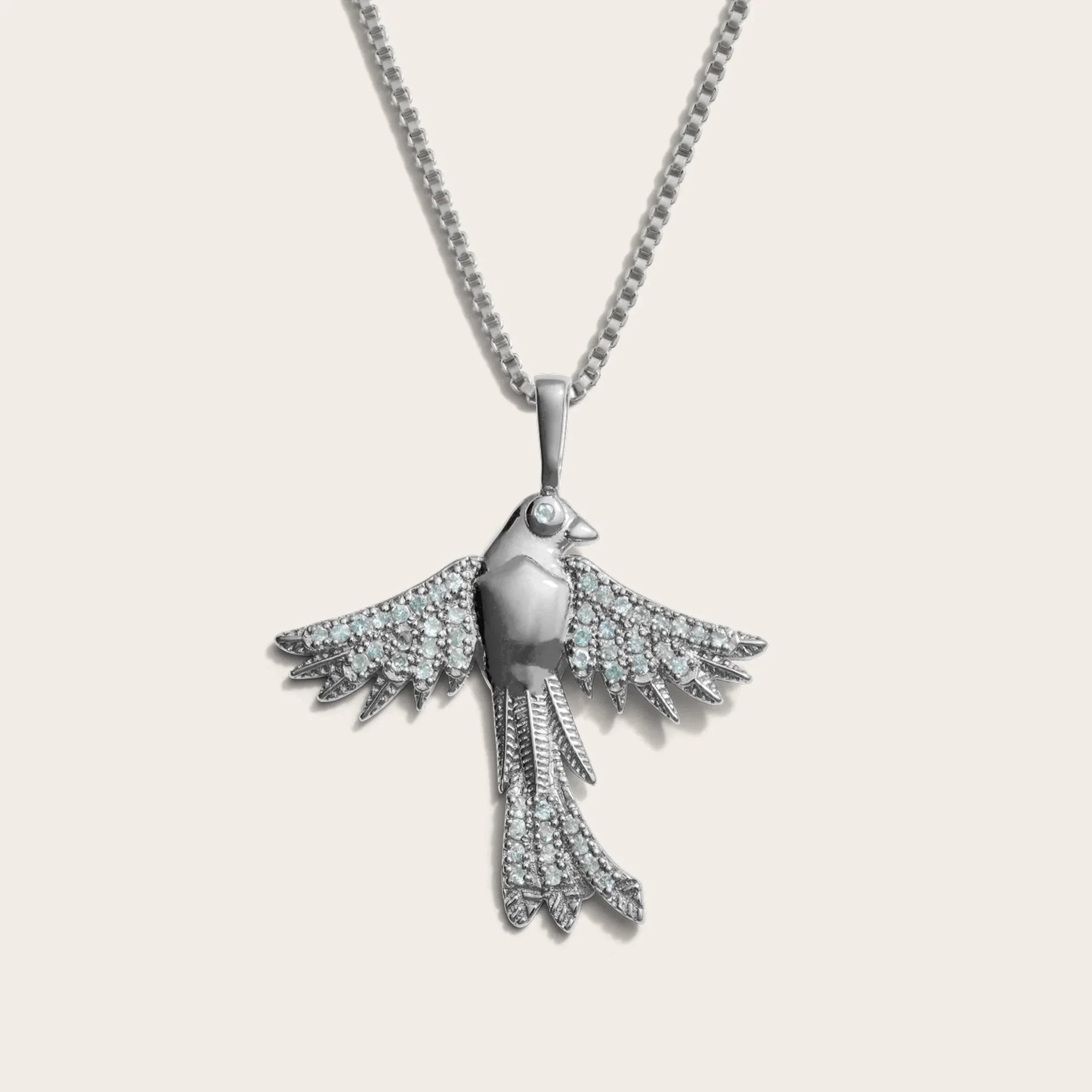 Suffragist Bluebird Necklace | Sterling Silver