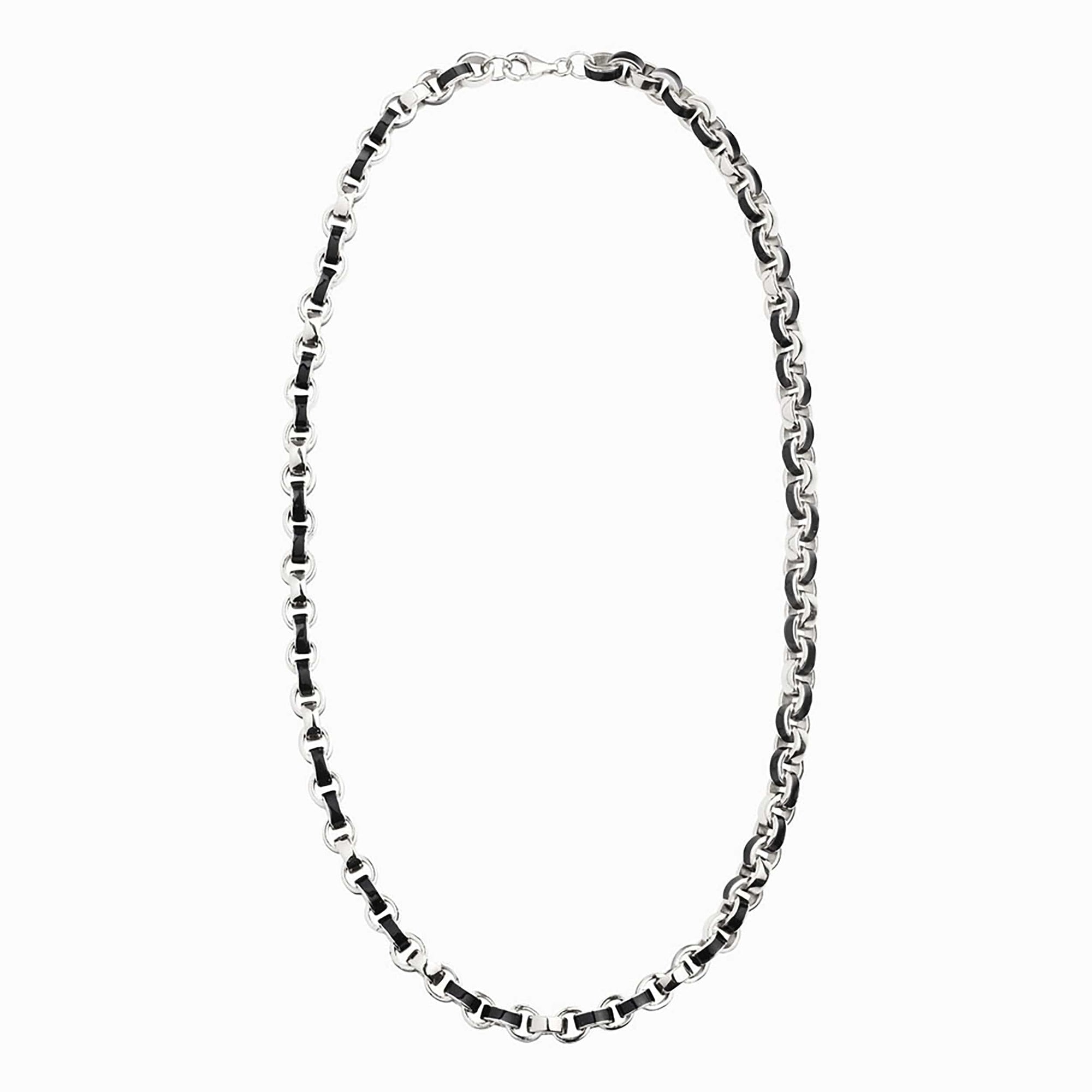 Chunky Colored Enamel Necklace | Sterling Silver | Multi