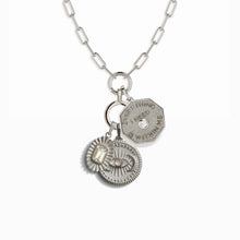 Cosmic Affirmation Charm Necklace | Sterling Silver | Multi