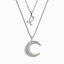 Twisted Moon and Gemstone Zodiac Set | Sterling Silver