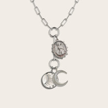 Lilith Moon Charm Lariat | Sterling Silver