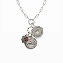 Cosmic Affirmation Charm Necklace | Sterling Silver | Multi