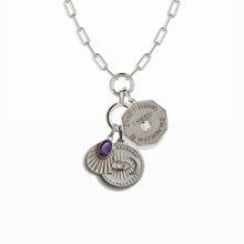 Cosmic Affirmation Charm Necklace | Sterling Silver | Multi